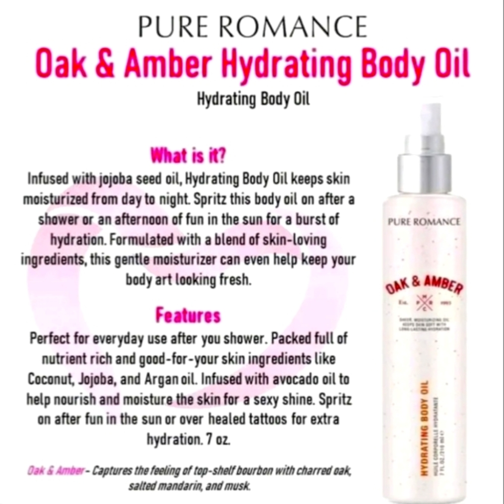 Oak Amber Hydrating Body Oil